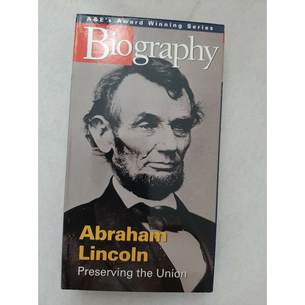 Biography - Abraham Lincoln [VHS], Good VHS, Jack Perkins, Peter Graves, Harr,